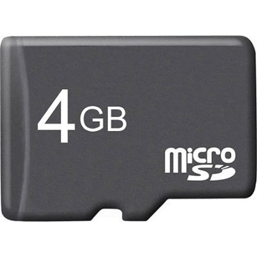 General Brand 4GB Micro SD Memory Card