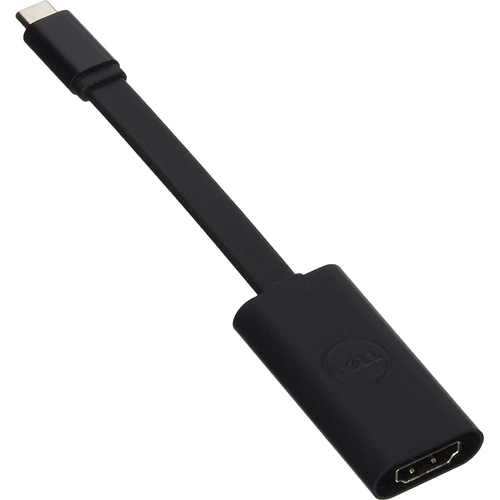 Dell USB Type C to HDMI M F Adapter in Black - DBQAUBC064