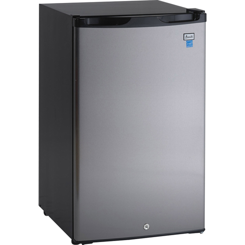 Avanti Counterhigh Refrigerator, 4.4 cubic feet Black/Stainless Steel (OPEN BOX)