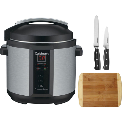 Cuisinart Electric Pressure Cooker with 2-Piece Knife Set & Cutting Board