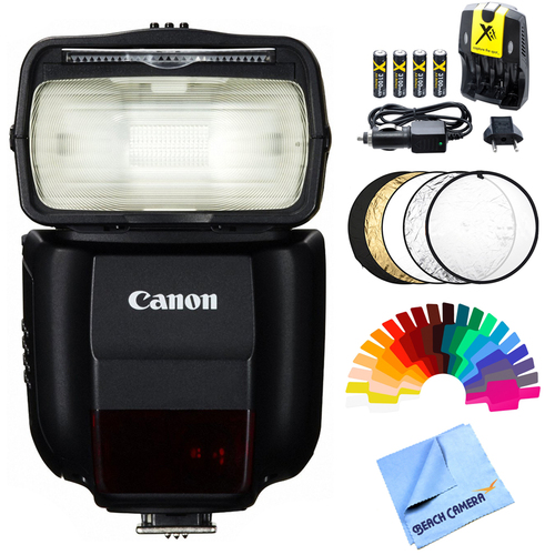 Canon 430EX III-RT EOS Speedlite Flash w/Wireless Capability + Accessories Bundle