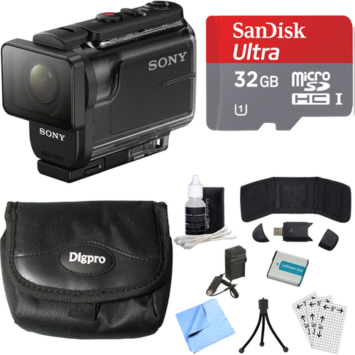 Sony HDR-AS50/B Full HD Action Cam Bundle