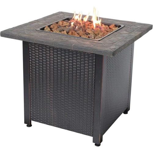 UniFlame LP Gas Outdoor Fireplace - Open Box