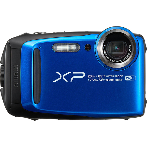 Fujifilm FinePix XP120 Blue Compact Rugged Waterproof Digital Camera - Open Box