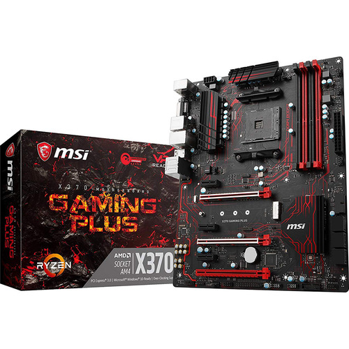 MSI Gaming AMD Ryzen X370 DDR4 VR Motherboard - X370 GAMING PLUS