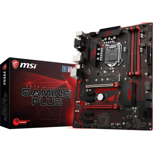 MSI Performance Gaming Intel 8th Gen LAN CFX ATX Motherboard - Z370 Gaming Plus