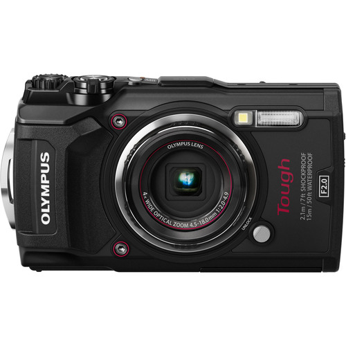 Olympus TG-5 12MP 4x Optical Zoom F2.0 Hi-Speed Lens Wi-Fi Digital Camera Body Black