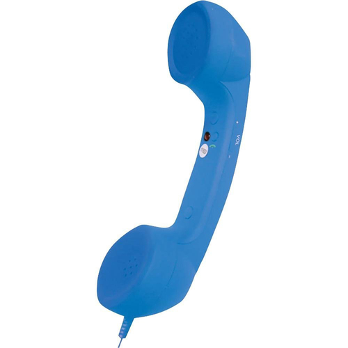 Pyle Retro Style Handset for iPhone, iPad, Android Phones - Blue - OPEN BOX