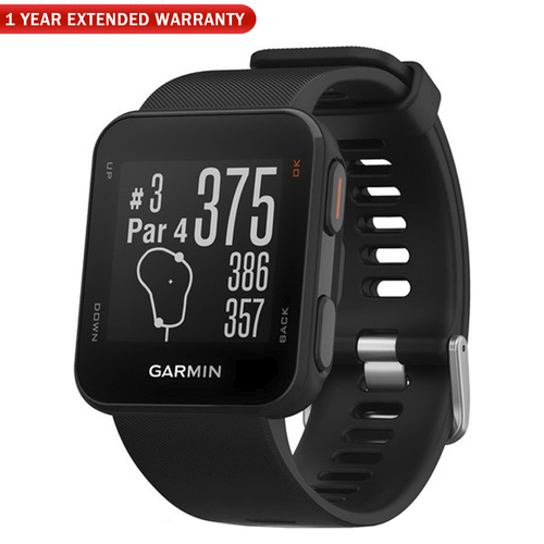 Garmin Approach S10 - Lightweight GPS Golf Watch - Black w/ Extended Warranty