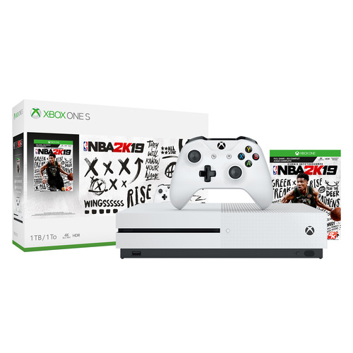 Microsoft Xbox One S 1TB with NBA 2K19 Bundle 