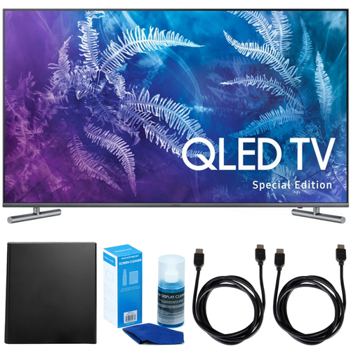 Samsung Special Edition 49` QLED 4K Smart TV 2017 Model + Indoor Antenna Bundle