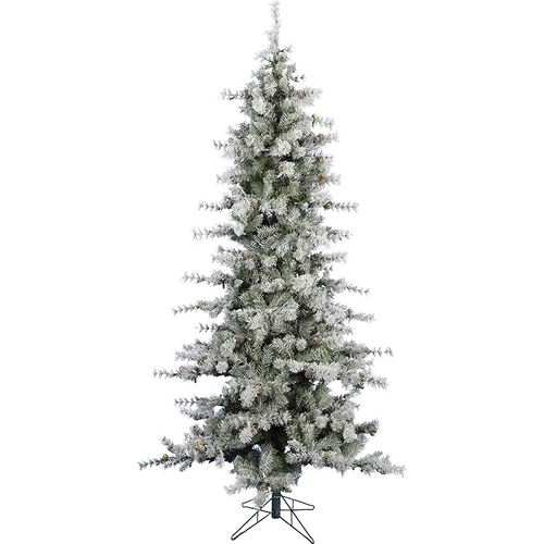 Fraser Hill Farm 7.5 Ft Buffalo Fir Slim Christmas Tree No Lights - FFBF075-0SN