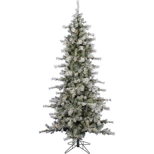Fraser Hill Farm 9 Ft Buffalo Fir Slim Christmas Tree Clear Smart Light EZ - FFBF090-3SN