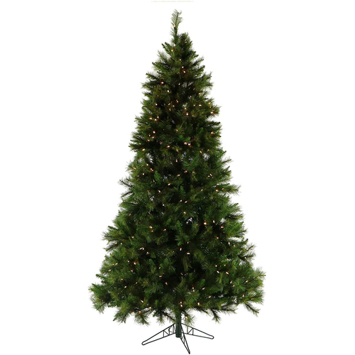 Fraser Hill 12 Ft. Canyon Pine Christmas Tree with Clear LED Lighting - FFCM012-5GR