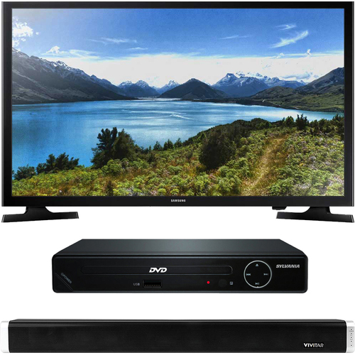 Samsung UN32J4000 32-Inch 720p LED TV + HDMI DVD Player + Bluetooth Sound Bar