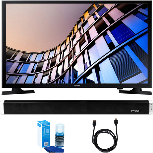 Samsung 23.6` 720p Smart LED TV (2017 Model) w/ Sound Bar Bundle