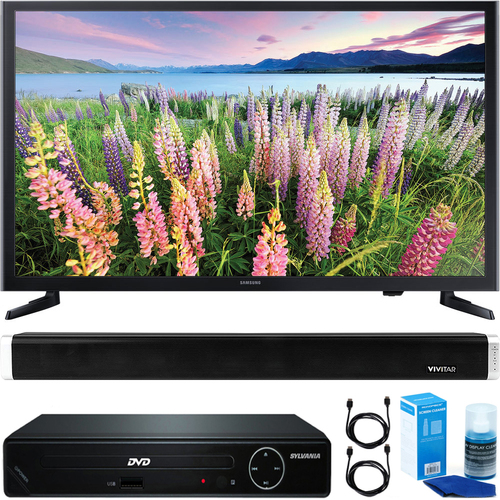 Samsung 32` Full HD 1080p LED HDTV (2015) +HDMI DVD Player + Bluetooth Sound Bar