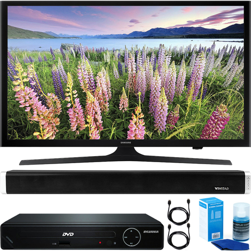 Samsung Flat 43` LED HD 5 Series Smart TV + HDMI DVD Player + Bluetooth Sound Bar