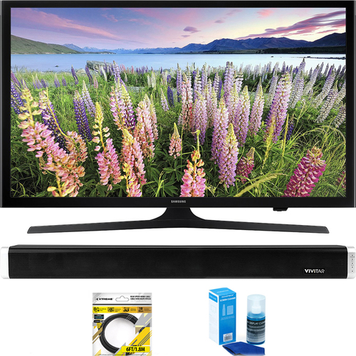 Samsung UN50J5200 50` Full HD 1080p Smart LED HDTV + Bluetooth Sound Bar Bundle