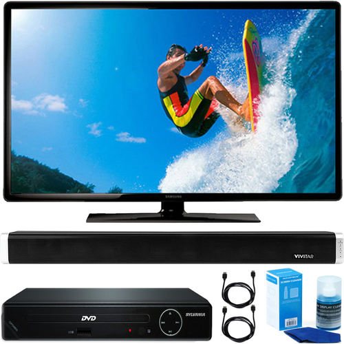 Samsung 19` 720p LED HDTV Clear MR 120 + HDMI DVD Player + Bluetooth Sound Bar
