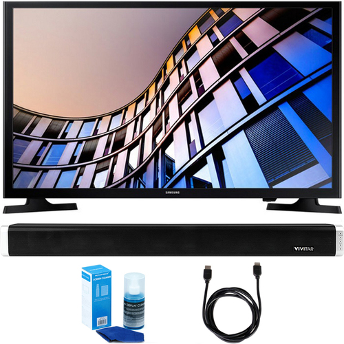 Samsung 27.5` 720p Smart LED TV (2017 Model) w/ Sound Bar Bundle