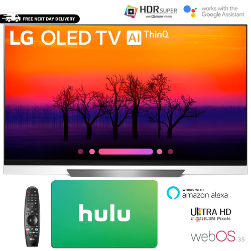 LG 65` Class E8 OLED 4K HDR AI Smart TV with Gift Card Bundle