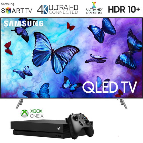 Samsung 82` Q6FN QLED Smart 4K UHD TV 2018 + Xbox 1TB Console Bundle 