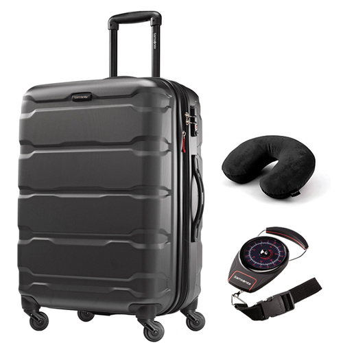 Samsonite Omni Hardside Luggage 28` Spinner Black 68310-1041 with Travel Kit