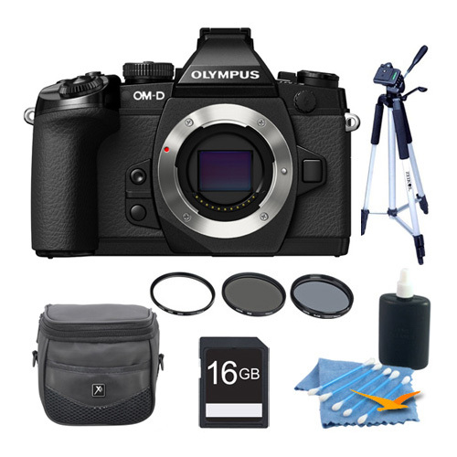 Olympus OM-D E-M1 Compact System Camera with 16MP and 3-Inch LCD Body Only Kit