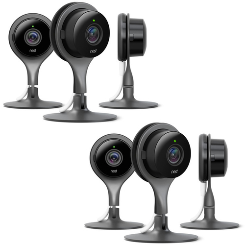 Google Nest Indoor Security Camera Pack of 3 x 2 (NC1104US)