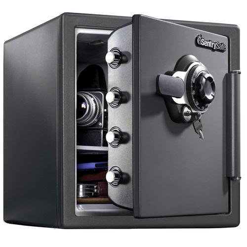 SentrySafe Fireproof and Waterproof Safe with Dial Combination SFW123DSB