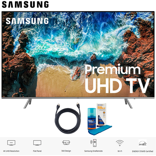 Samsung 82` NU8000 Smart 4K UHD TV 2018 Model with 1 Year Extended Warranty