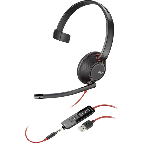 Plantronics Blackwire 5210 USB Type-A Mono On-Ear Headset - 207577-01