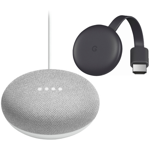 Google Home Mini Smart Speaker with Google Assistant Chalk + Chromecast