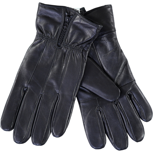 Tahari Premium Lambskin Leather Zip Closed Driving Gloves w/ Insulated Lining (Medium)