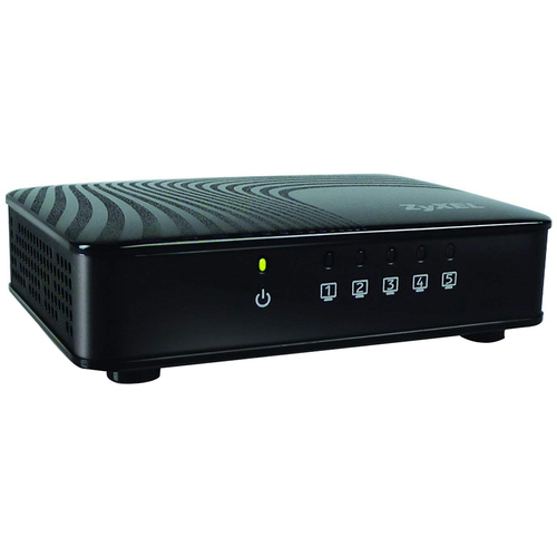 ZyXEL Communications 5-Port Gigabit Ethernet Switch for Gaming and Media - GS105SV2