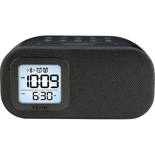 iHome BT Dual Alarm FM Clock Radio