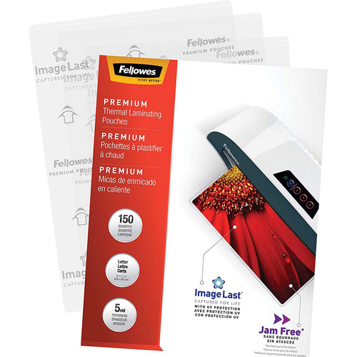 Fellowes 3 mil 150 Laminating Pouches
