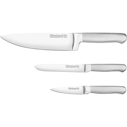 KitchenAid Cutlery Forged Brushed SS 3pc