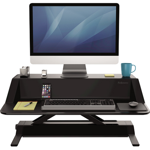 Fellowes Lotus Sit Stand Workstation Bk