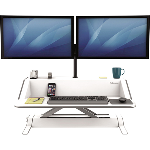 Fellowes Lotus Sit Stand Workstation Wh