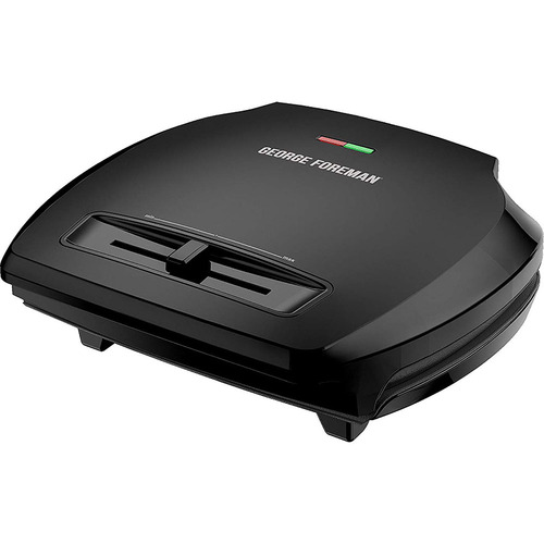 George Foreman GF 8Serving Fixed Plate Black