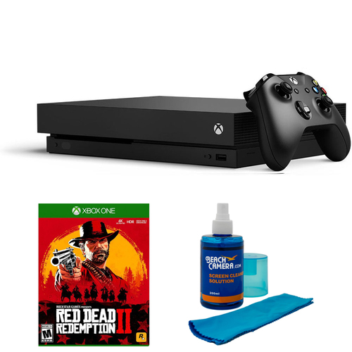Outdoor Twinkle Mona Lisa Microsoft Xbox One X 1TB Console with Red Dead Redemption 2 Bundle |  BuyDig.com