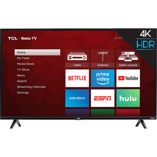 TCL 55S425 55` 4-series 4K Ultra HD Roku Smart TV (2019 Model)