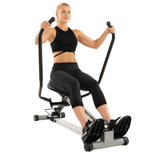 Sunny Health and Fitness Incline Slide Heavy Duty Compact Rower (SF-RW5720)