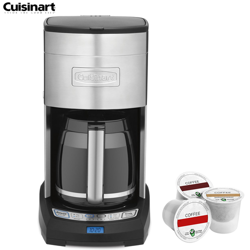 Cuisinart DCC-3650FR Extreme Brew 12-Cup Coffee Maker,Refurbished w/Asst K Cup Sample Pack