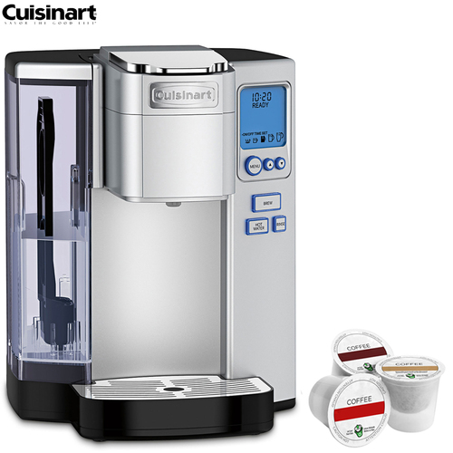 Cuisinart SS-10 Premium Single Serve Coffeemaker (Refurbished) w/Asst K Cup Sample Pack