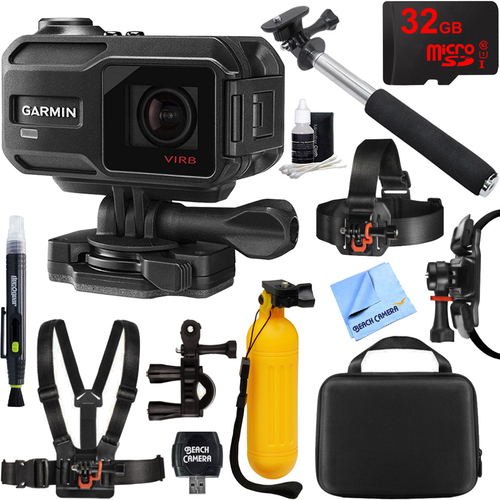 Garmin VIRB X Compact Waterproof HD Action Camera with G-Metrix Outdoor Mount Kit