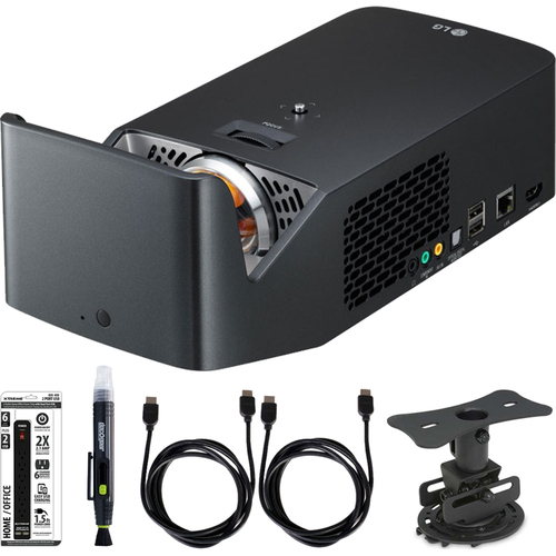 LG PF1000U Ultra Short Throw Home Theater Projector w/ Mount and Accessory Bundle