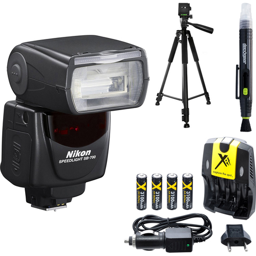 Nikon SB-700 AF Speedlight Flash for Nikon Digital SLR Cameras and Tripod Bundle